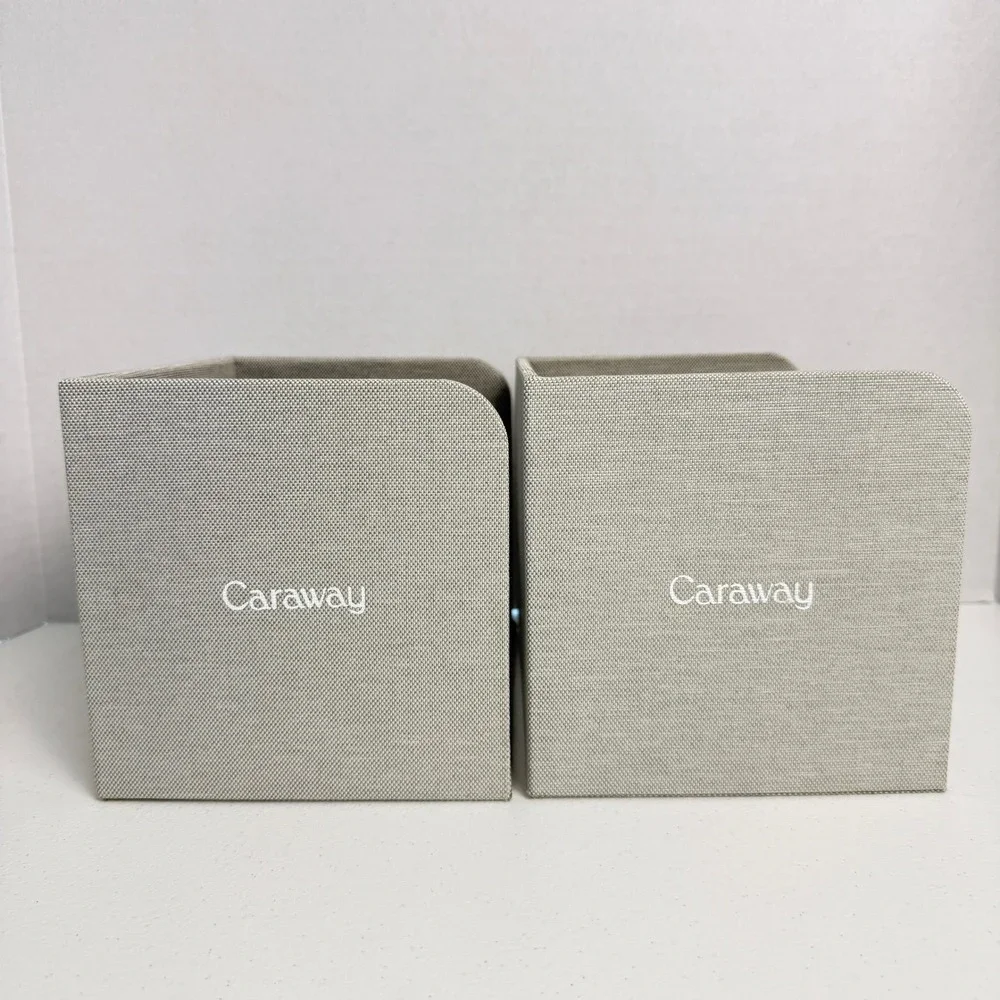 Caraway Food Storage Set Organizers Gray Canvas Magnetic
